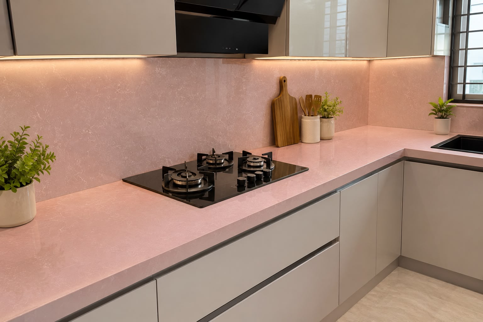 Kitchen Countertops in quartz, Chennai Quartz Chennai